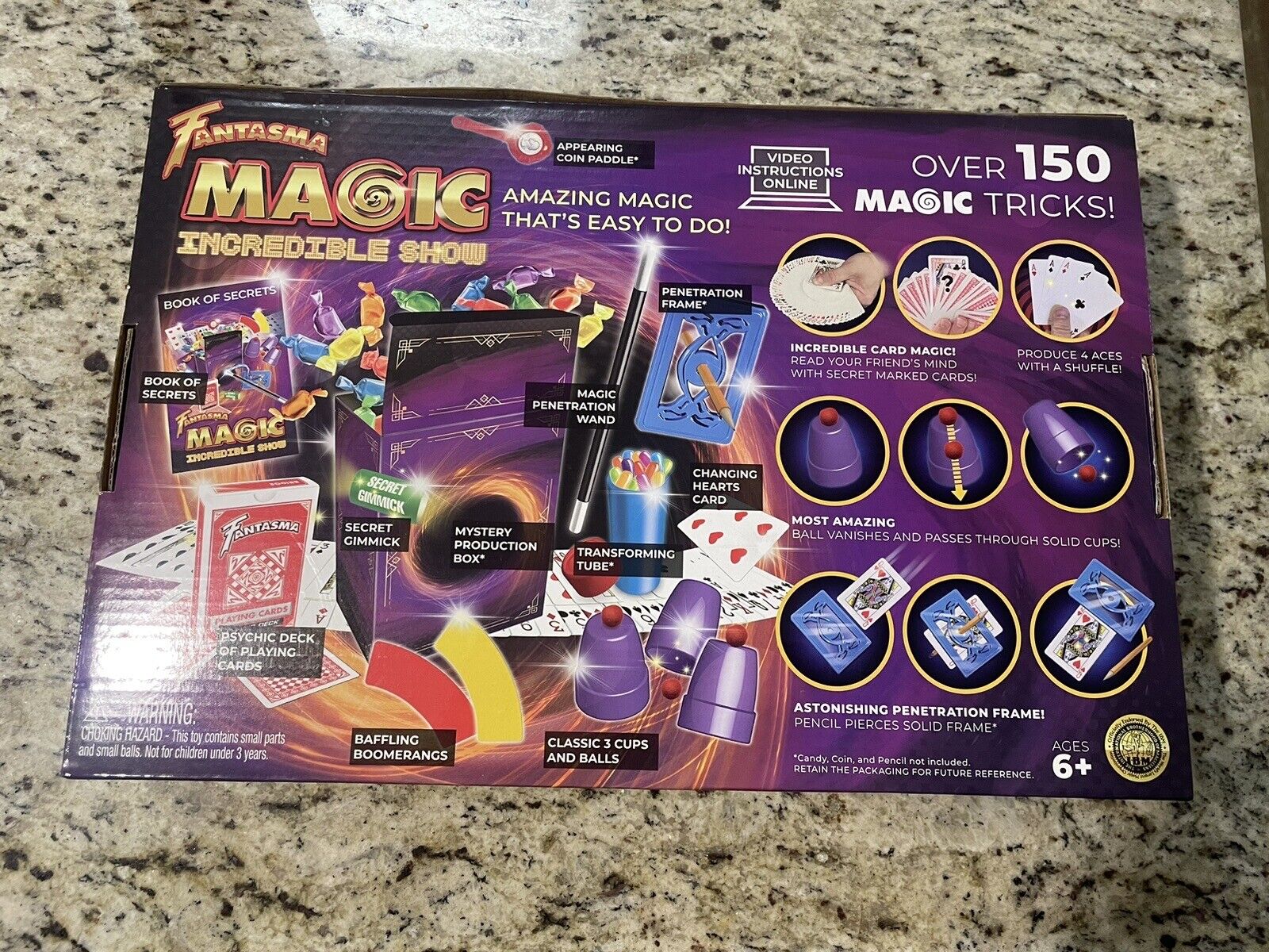 Fantasma Most Incredible Show Magic Set-150+ Tricks 6006 - Classic Beginner\'s