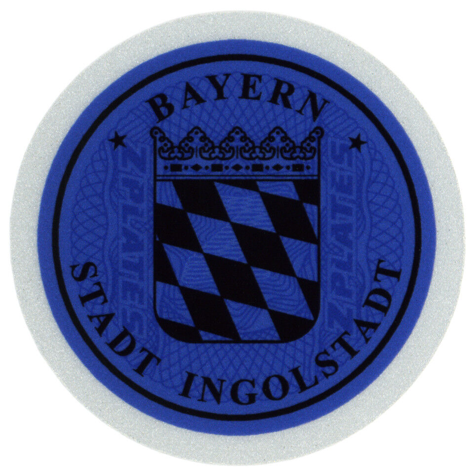 German License Plate Temporary Seal