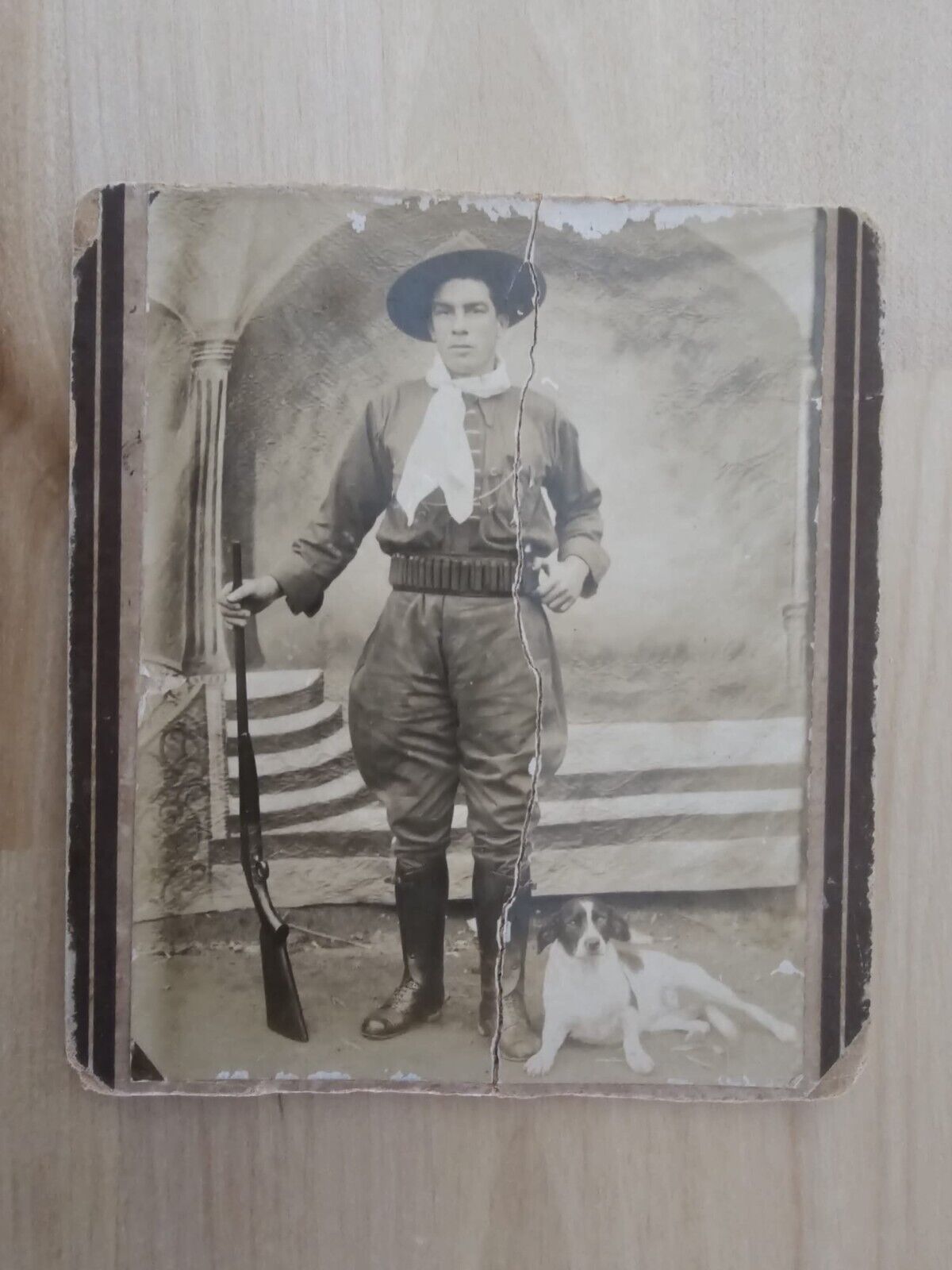 1890s CUBAN SOLDIER US CIVIL WAR ? SPAN AMERICAN WAR CABINET ORIG PHOTO 759