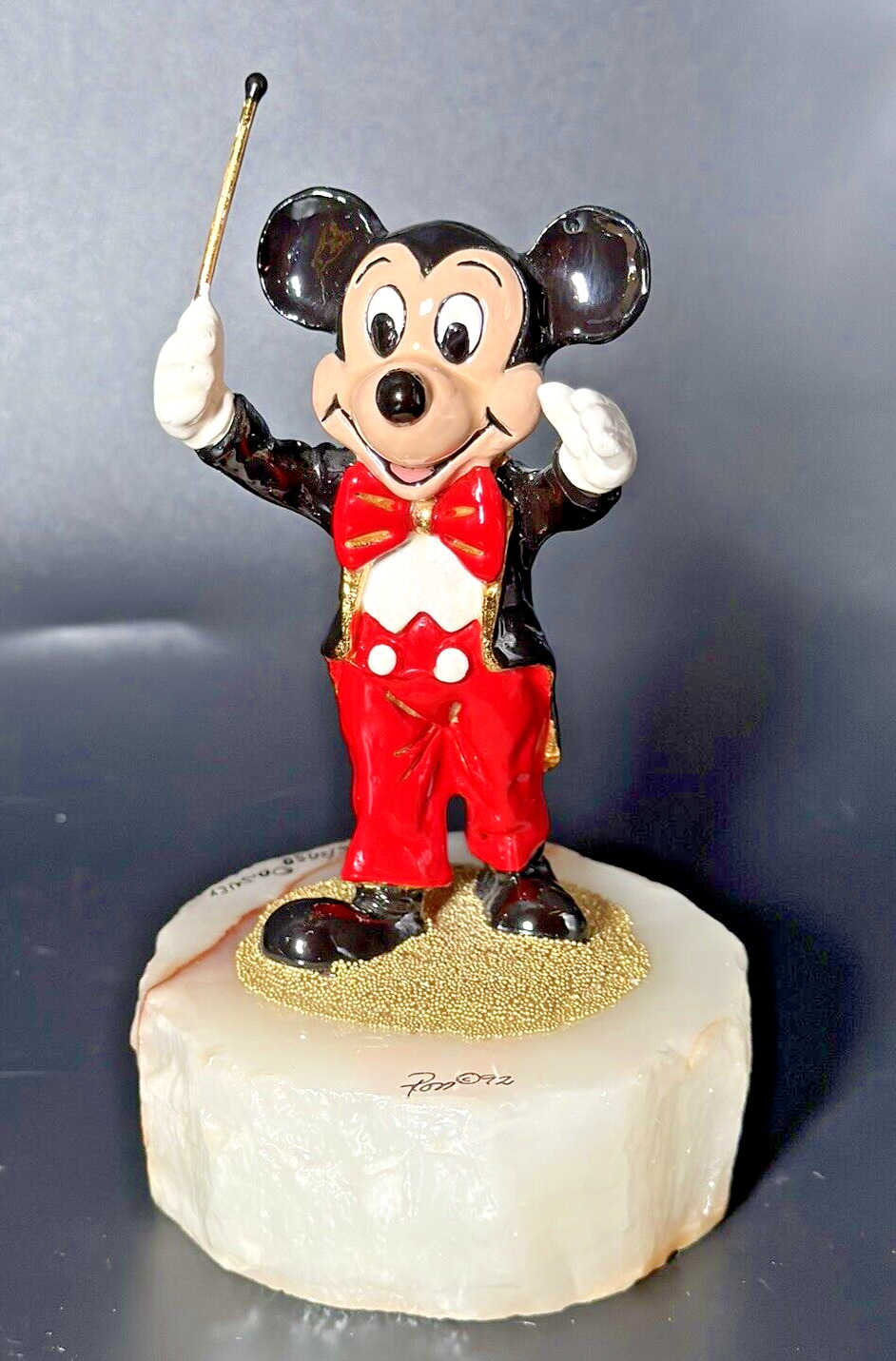 1992 Ron Lee Disney Mickey Mouse Bandleader Limited Edition Figurine Conductor