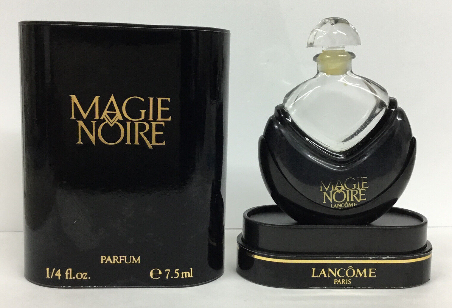 Magie Noire By Lancôme Parfum 1/4 Oz EMPTY BOTTLE, As Pictured. 