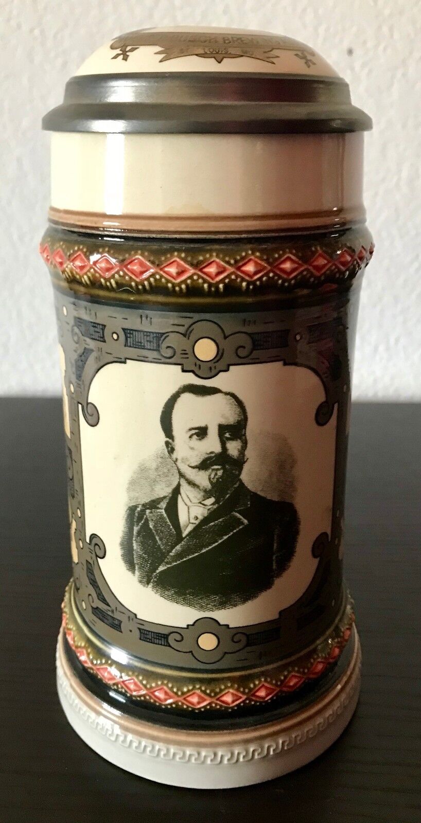 Adolphus Busch Stein Anheuser Busch First in a Series Founders Limited Edition 