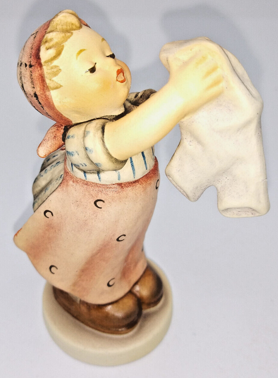 Goebel- M.I Hummel Porcelain Figurine #3214 - Wash Day Girl