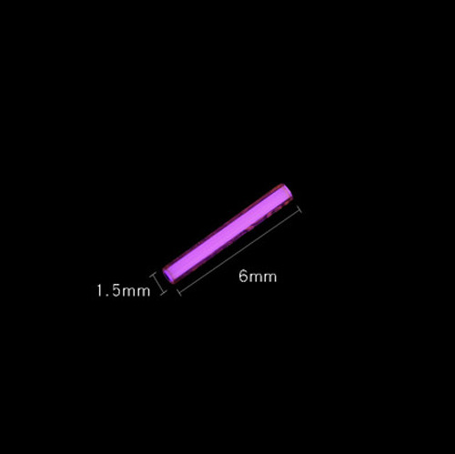 1PC. 1.5X6mm Tube 3H Luminescence 25 Years Life Available in Multiple Colors