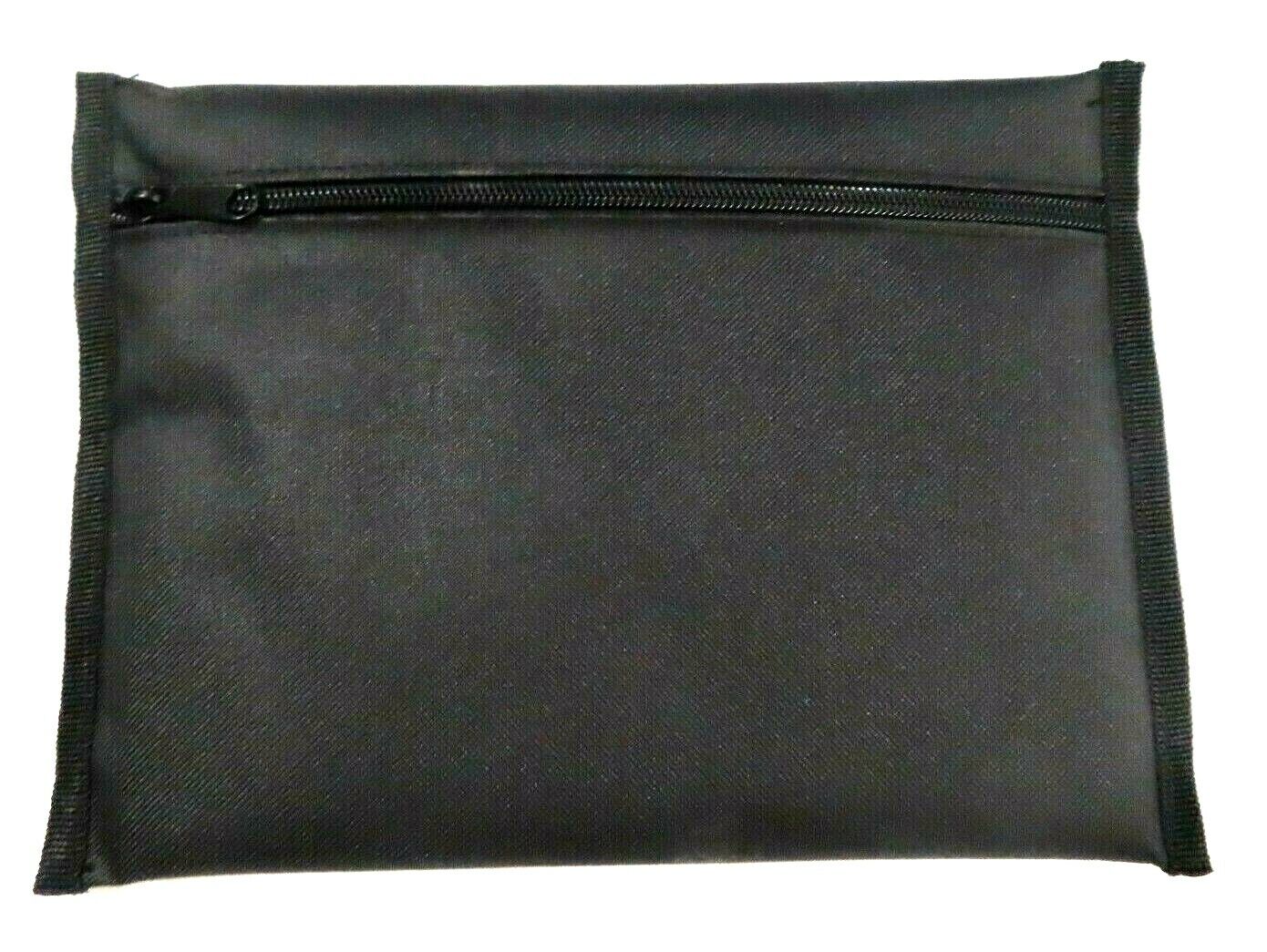 Black Nylon Zip Bag 7.1/2\