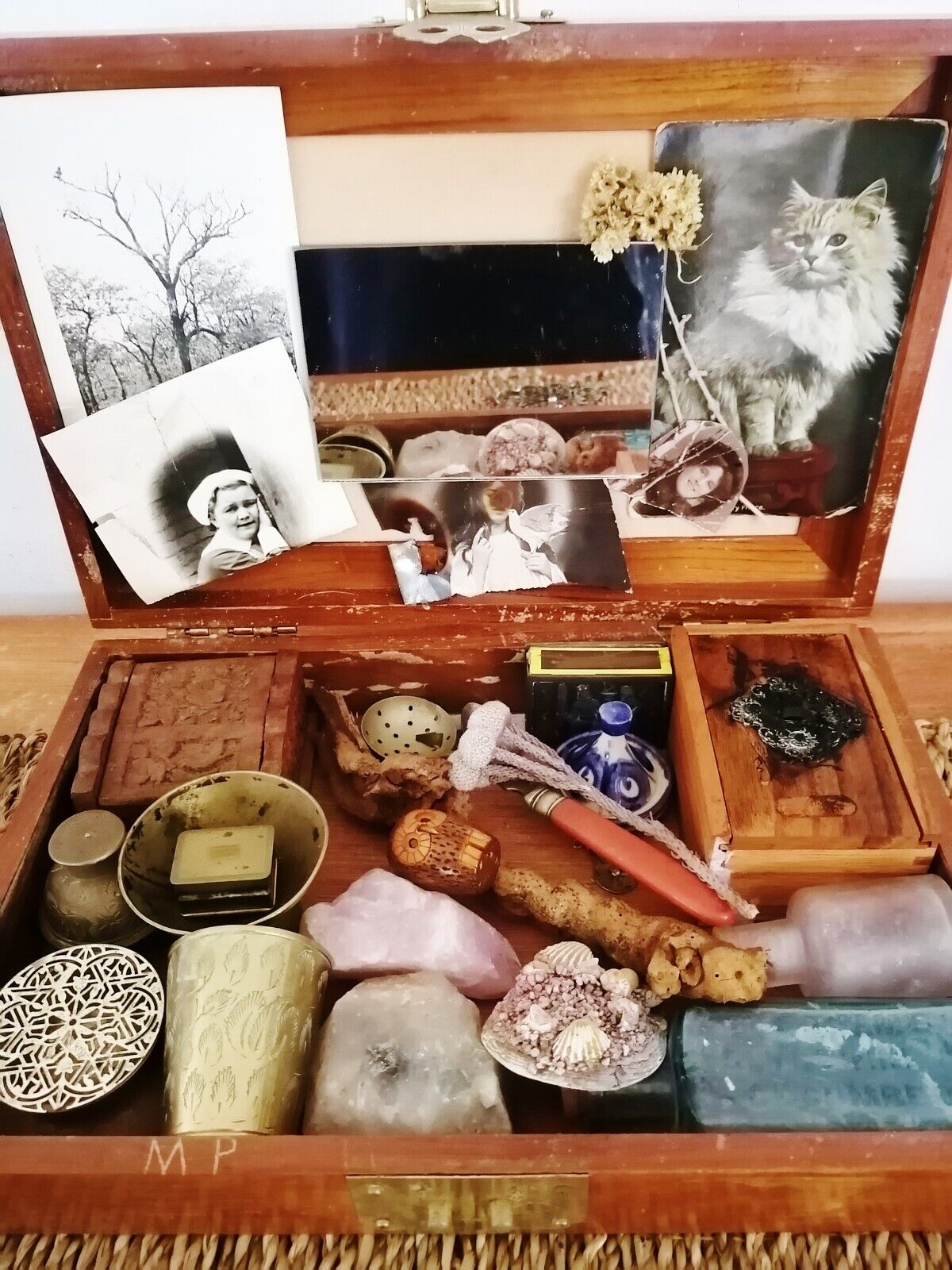 Haunted Antique Witches Box, Witches Kit, Pagan, Spells, historical Item