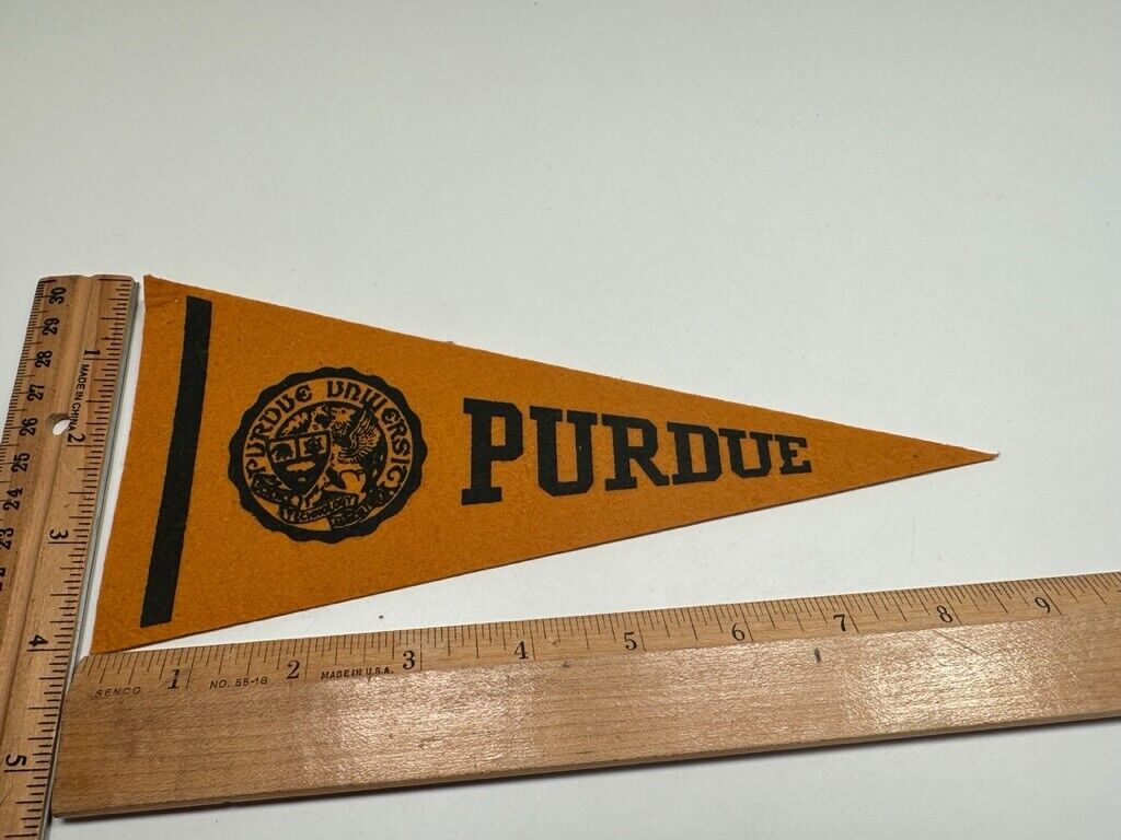 Vintage Mini Purdue University Boilmakers Pennant Small