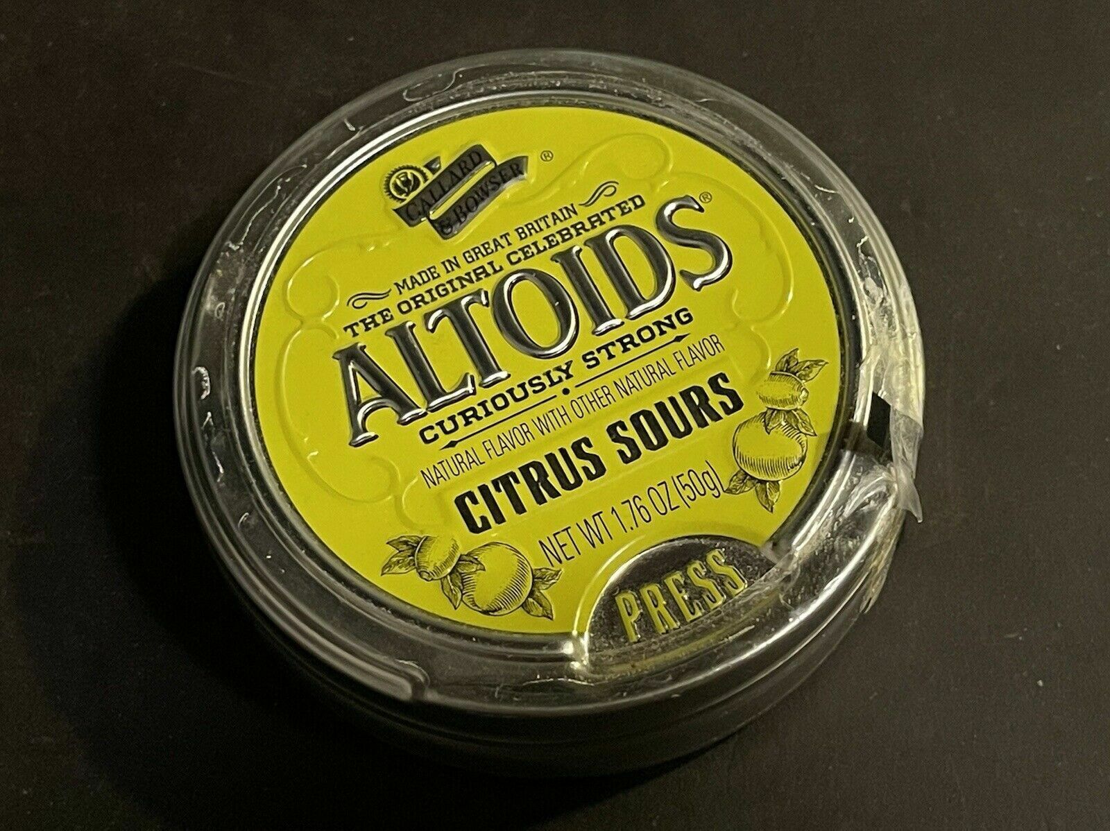 🔥L👀K🔥 Altoids Sours (1 Sealed Tin) Curiously Strong Citrus VERY RARE