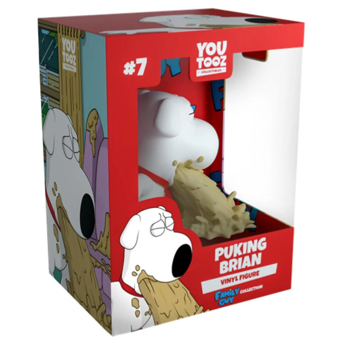 Youtooz: Family Guy Collection - Puking Brian Vinyl Figure #7