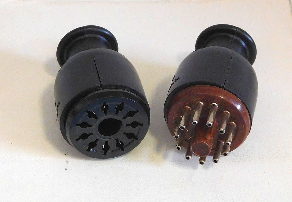 NEW 11 PIN CONNECTOR SET FOR LESLIE ORGAN SPEAKERS - MADE IN THE USA