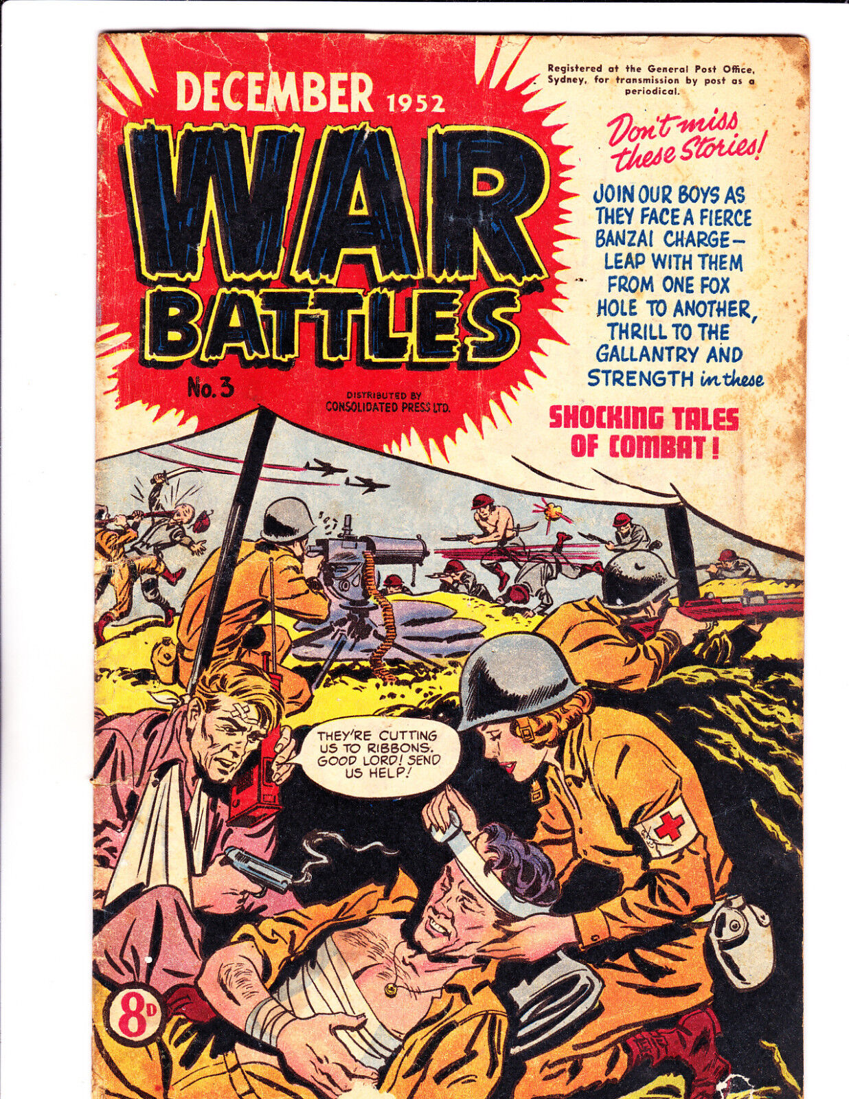 War Battles No 3 1952 Austrailian -\