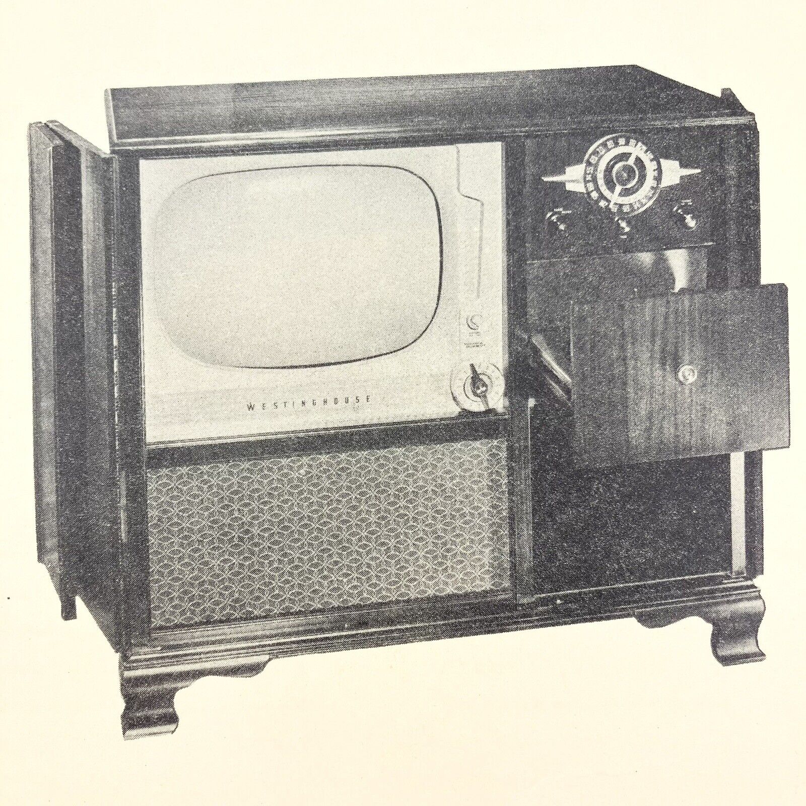 Vintage 1953 Westinghouse TV H-730C21 32C21 33C21 Wire Schematic Service Manual