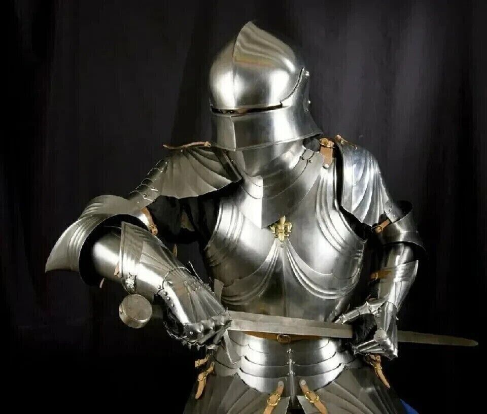 Gothic Suit Of Armor, Custom Medieval Full Body Armor larp reenactment