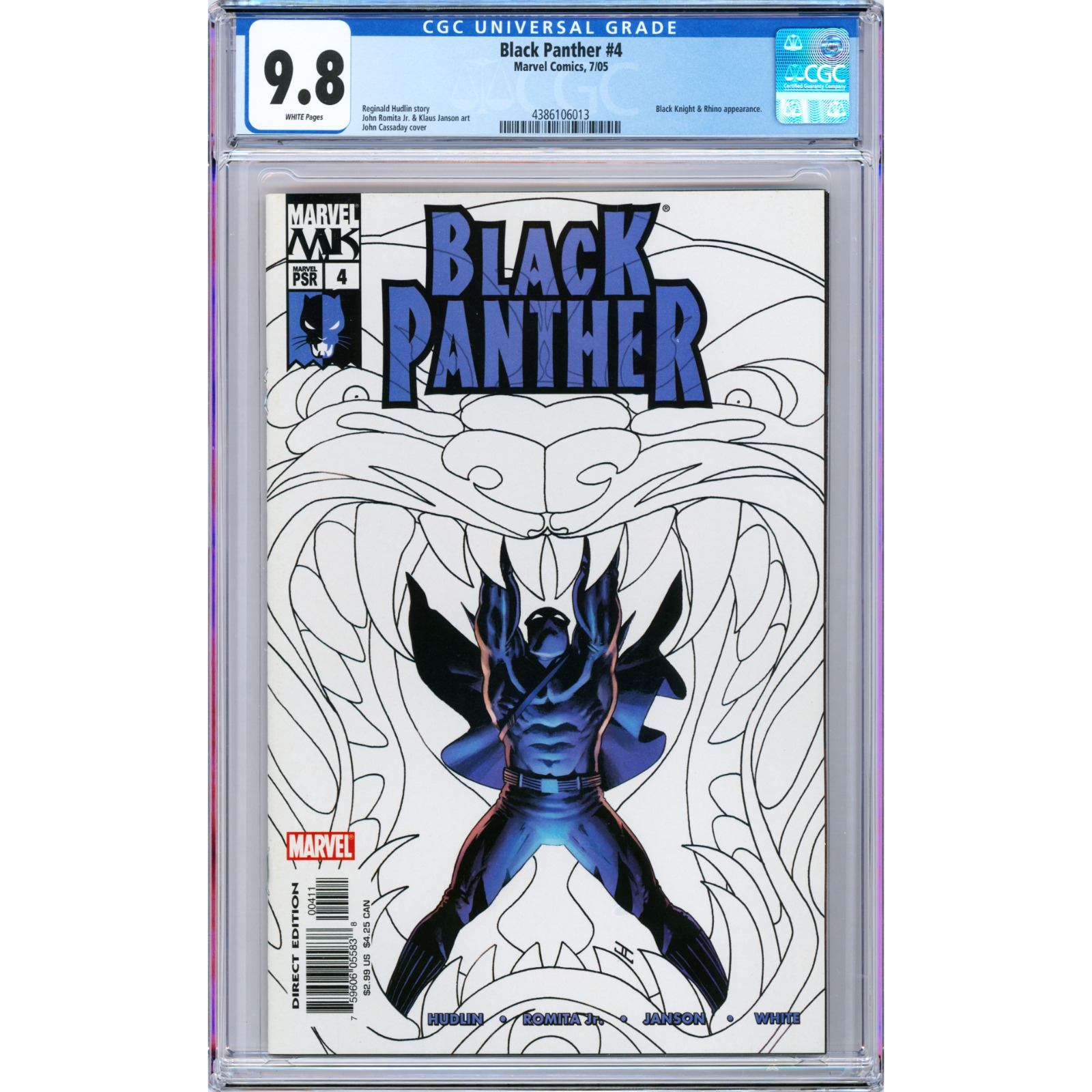 Black Panther #4 2005 Marvel CGC 9.8 2nd appearance of Shuri