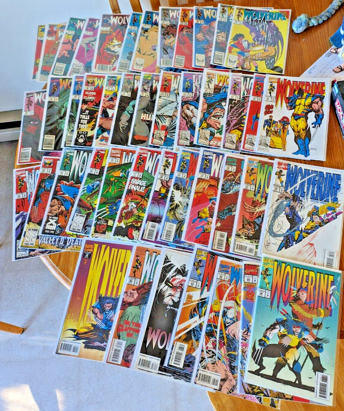 Wolverine 1988 Comic Large Lot VG Bagged and Boarded Many News Stand