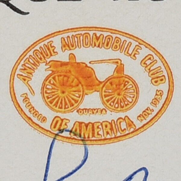 1977 Antique Automobile Club AACA Life Membership Mihran Melkonian Iroquois NY