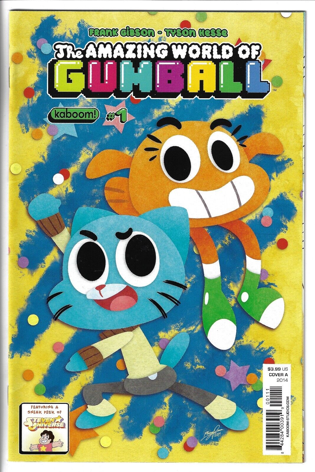 The Amazing World Of Gumball #1 (2014) Missy Pena Cover RARE