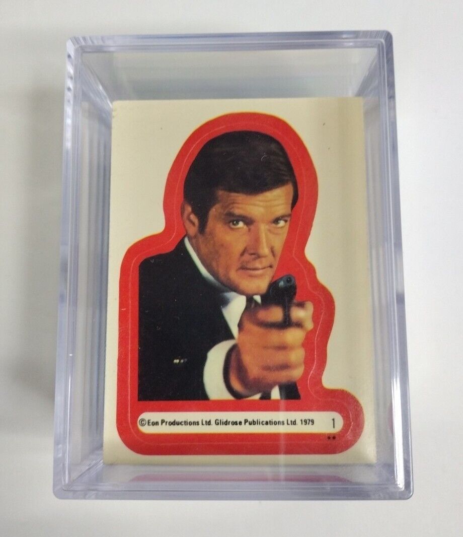 1979 James Bond Moonraker Complete 99 Card & 22 Sticker Set No Duplicates 