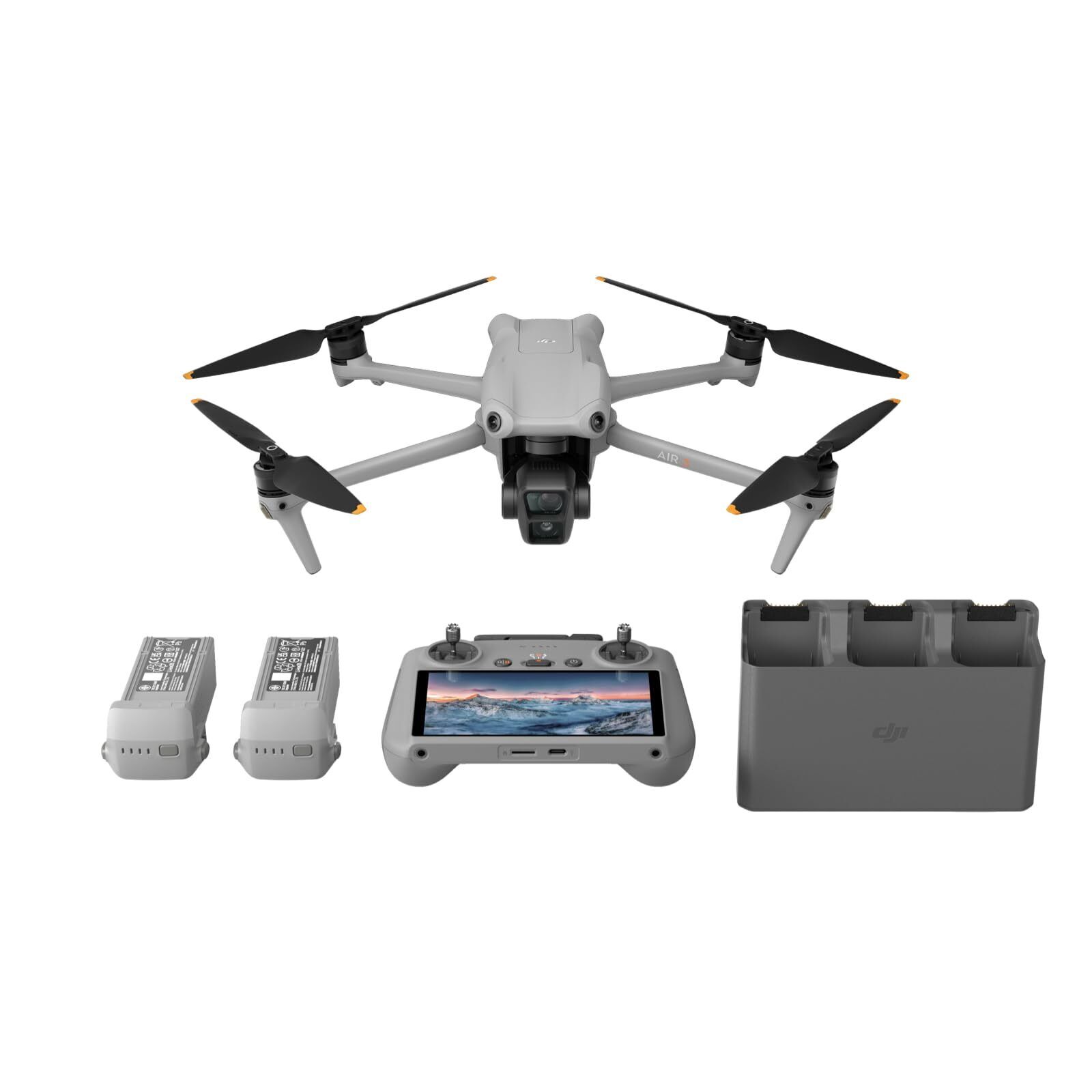DJI Drone Air 3 Fly More Combo (Screen -equipped DJI RC 2 transmitter included),