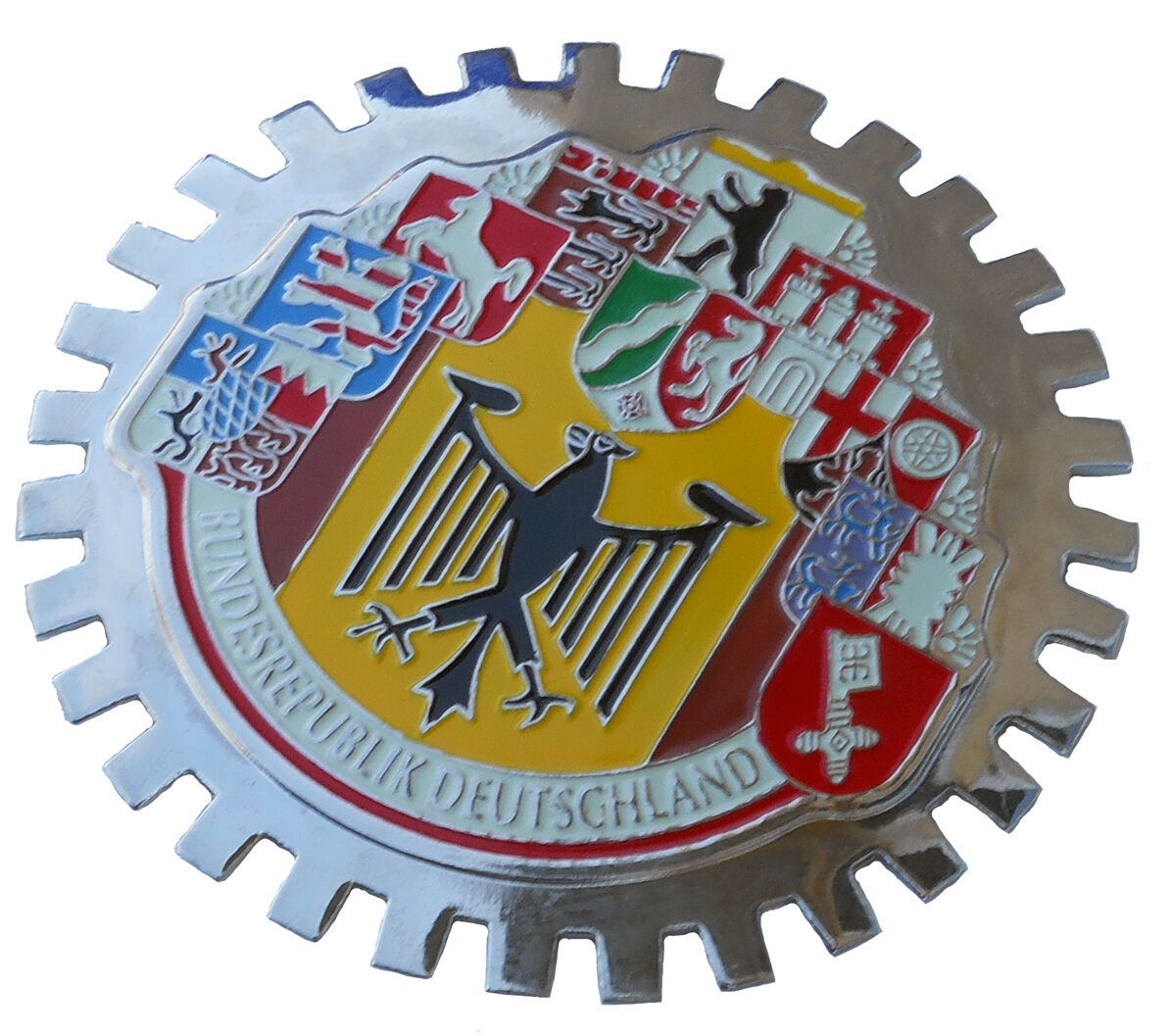 10 German cities car grille badge