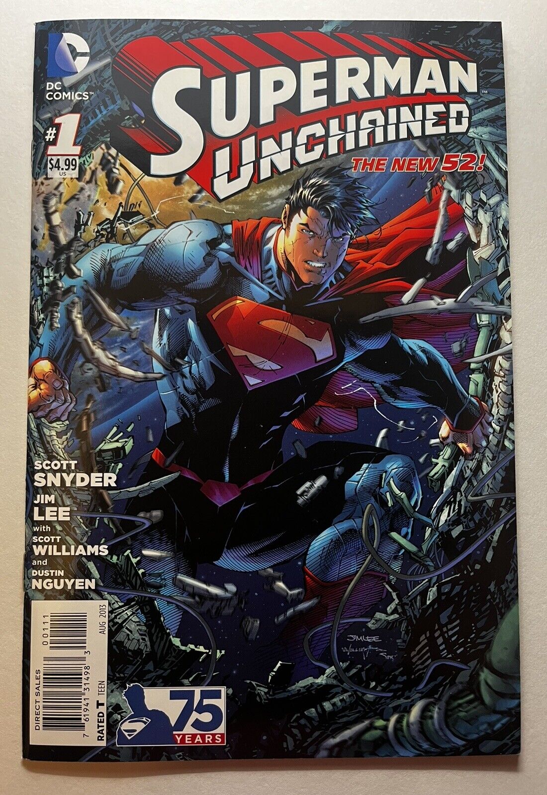 Superman Unchained #1 The New 52 DC Comic 2013 1st Print