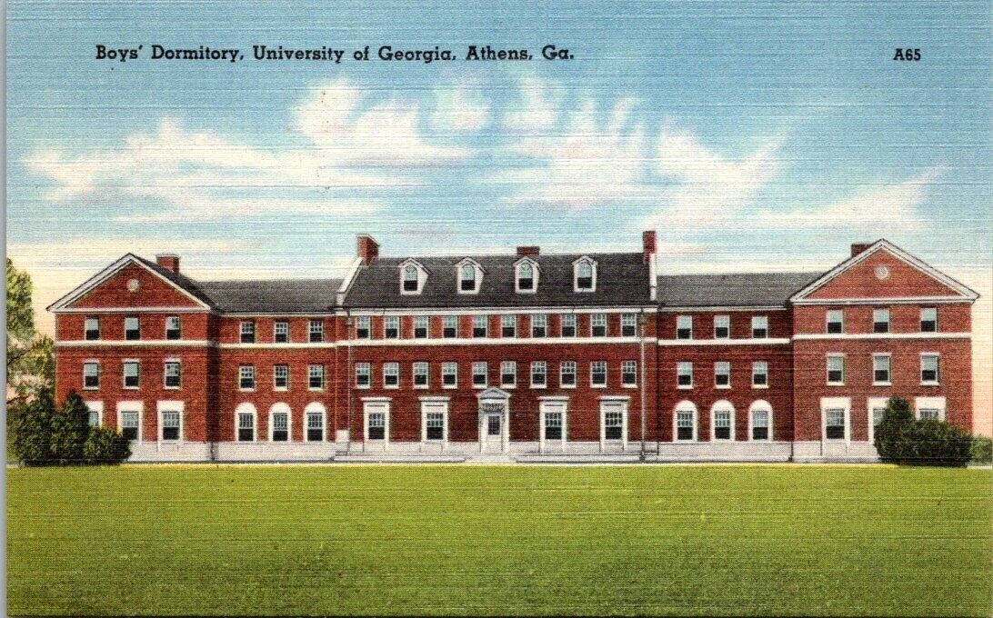 Boy\'s Dormitory, University of Georgia, Athens, GA, Principal Bldg. Postcard A63