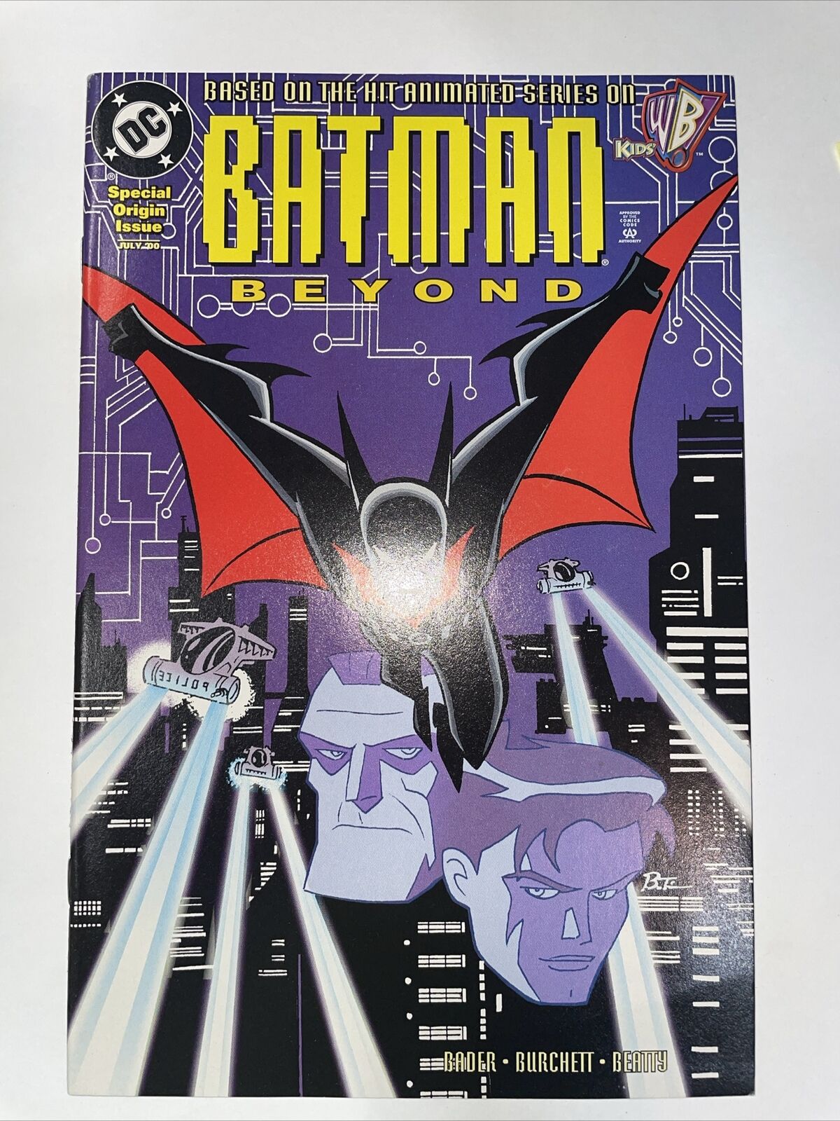 BATMAN BEYOND #1 Special Origin Issue 'Third Print' 2000 Beauty- *Rare*