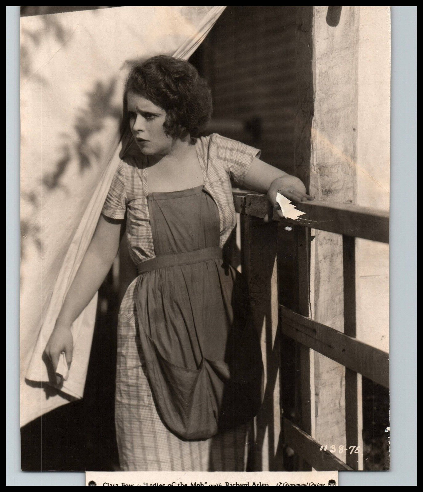 Hollywood Beauty CLARA BOW STUNNING PORTRAIT 1928 LADIES OF MOB ORIG Photo 669