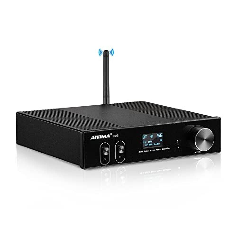 Aiyima D03 Bluetooth5.0 Power Amplifier Home Audio System From Japan [New]