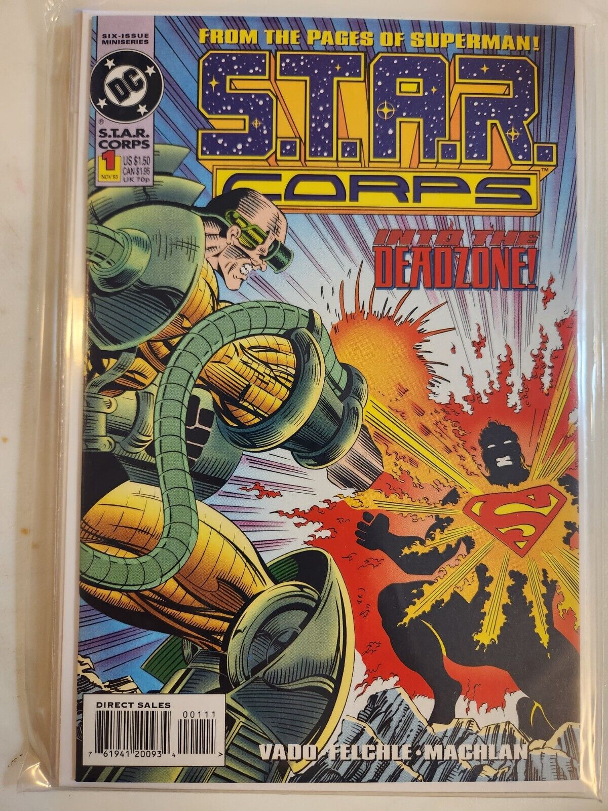 S.T.A.R. Corps #1 1993 DC COMIC BOOK 9.4 V31-85