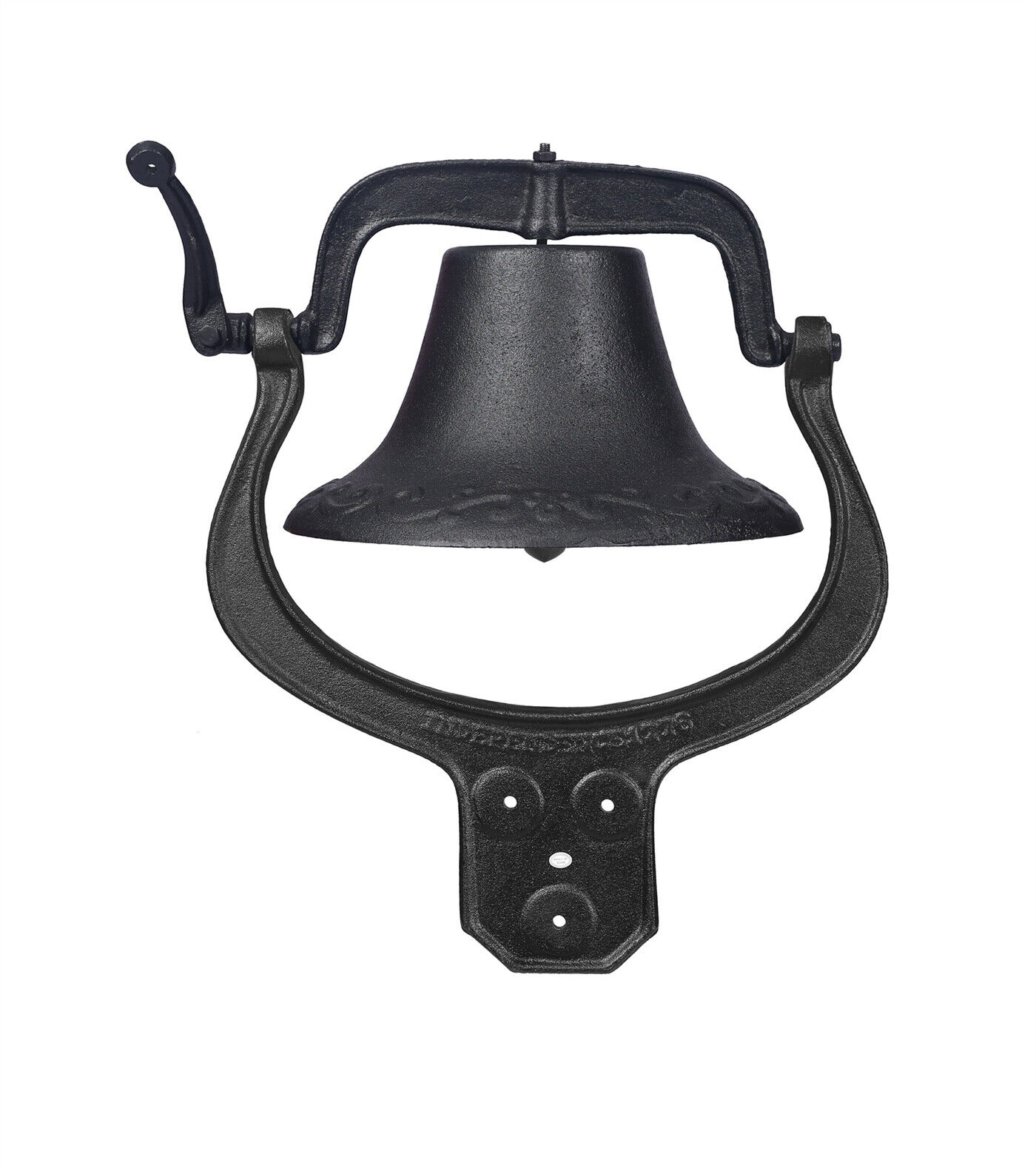 Large Cast Iron Dinner Bell for Farm Church School Antique Vintage Style School
