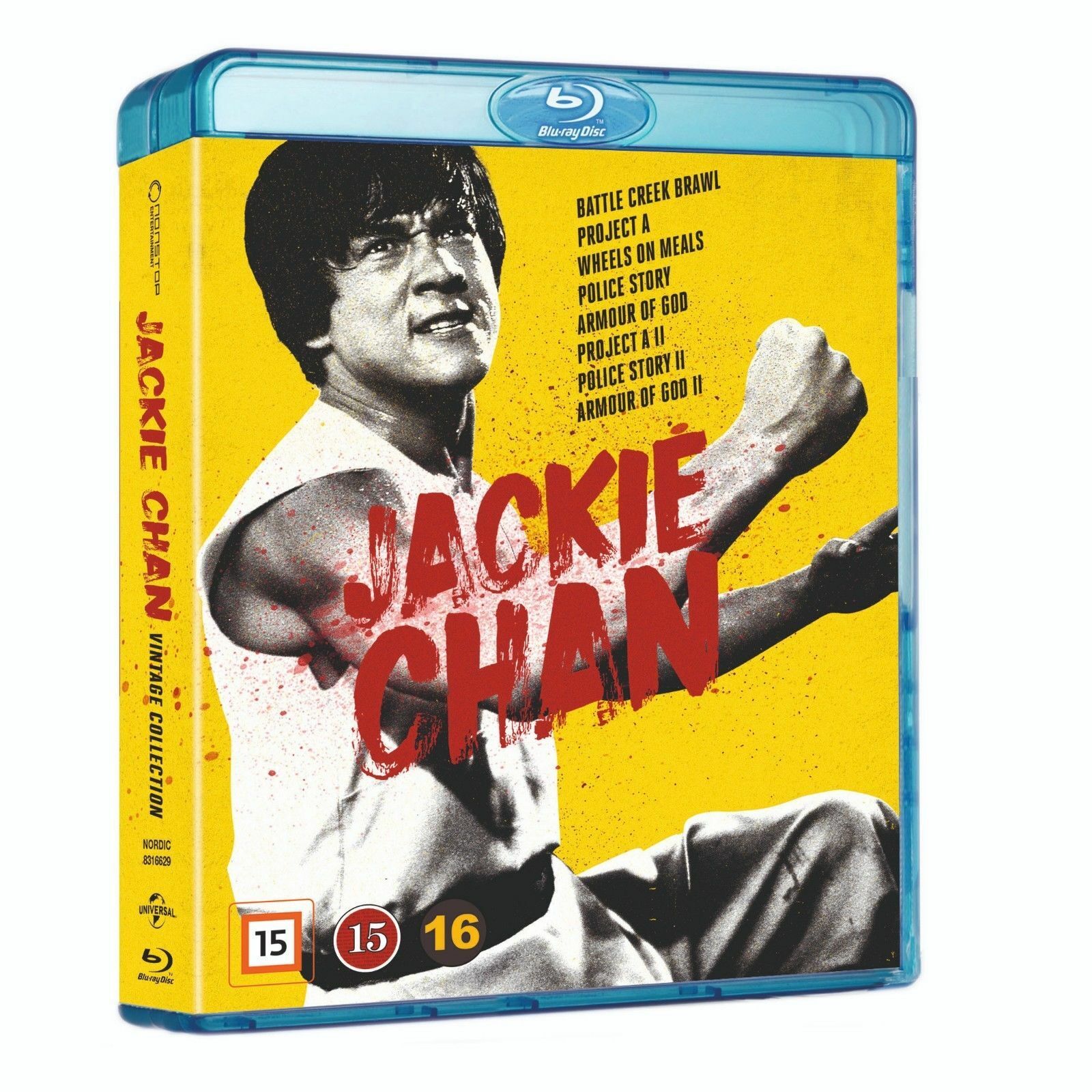 JACKIE CHAN VINTAGE COLLECTION 8 Movie Set Blu-Ray NEW (Region B Only/Not USA)