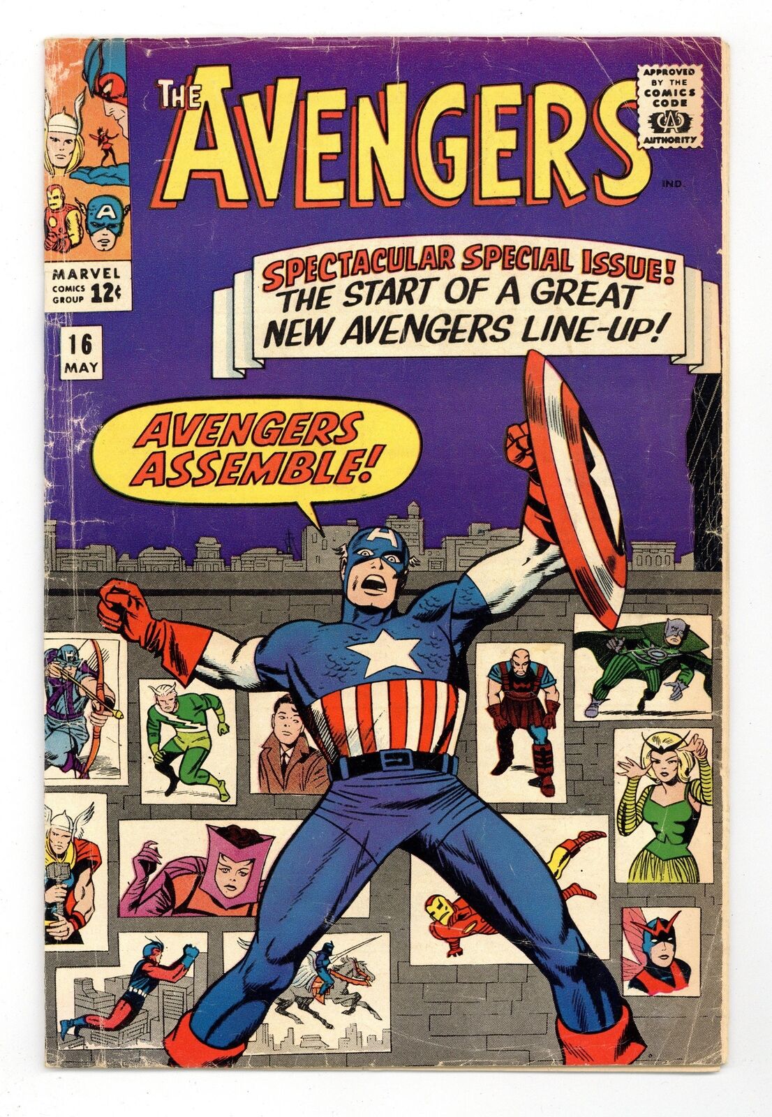 Avengers #16 GD+ 2.5 1965