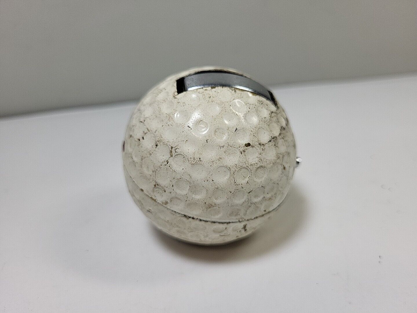 Vintage Swank 2.5” Golf Ball Table Lighter Automatic Push Button Japan 
