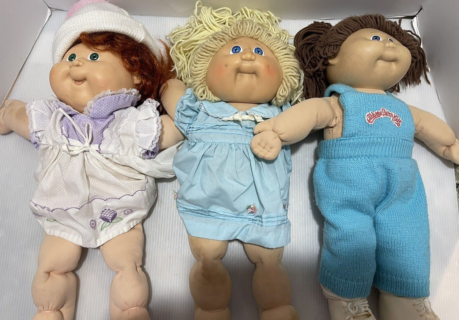 VTG LOT of 3 Cabbage Patch Kids CPK Needs some TLC
