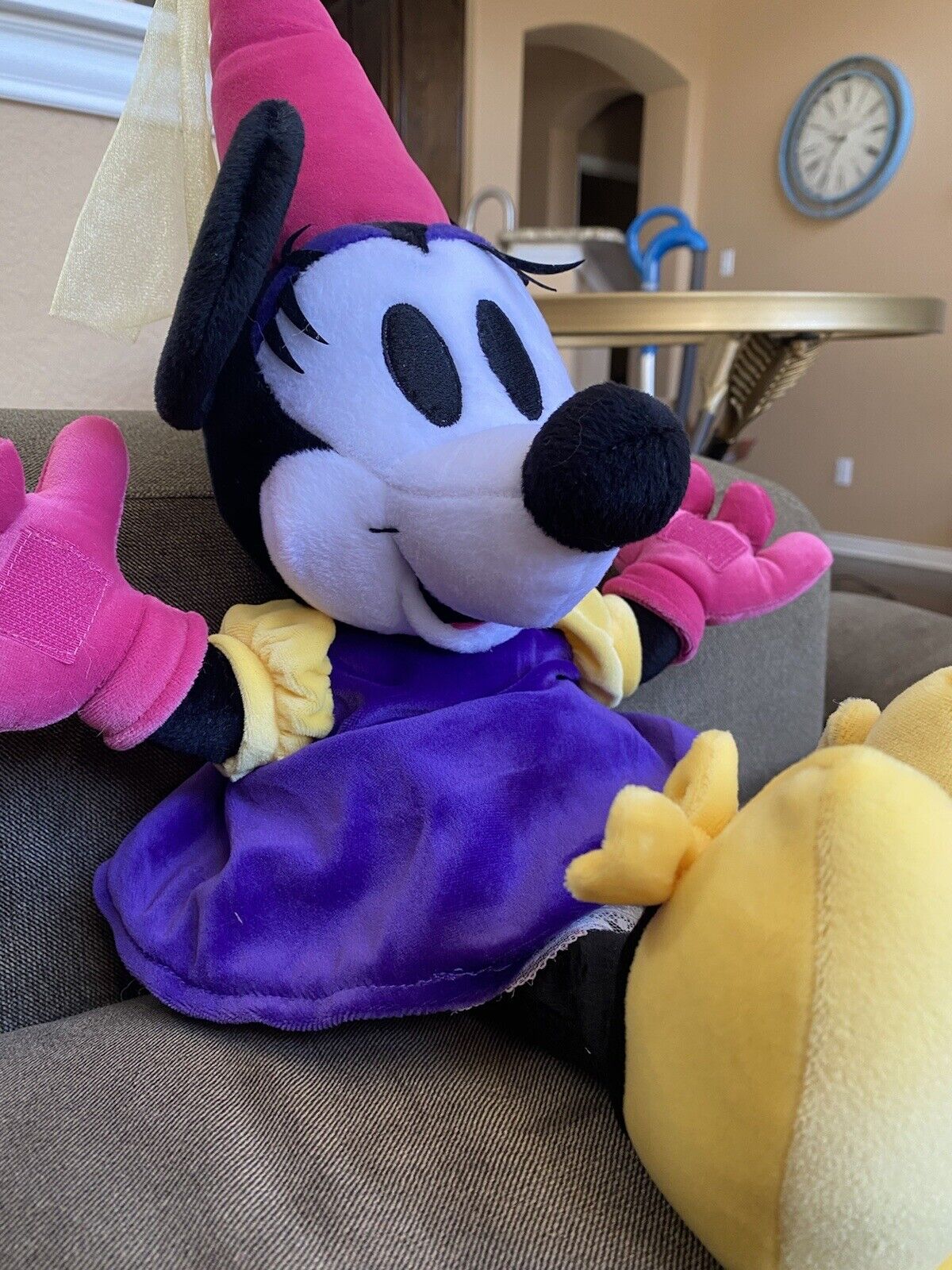 Minnie Mouse Camelot Princess Plush Medieval Stuffed Doll Toy Purple Disney
