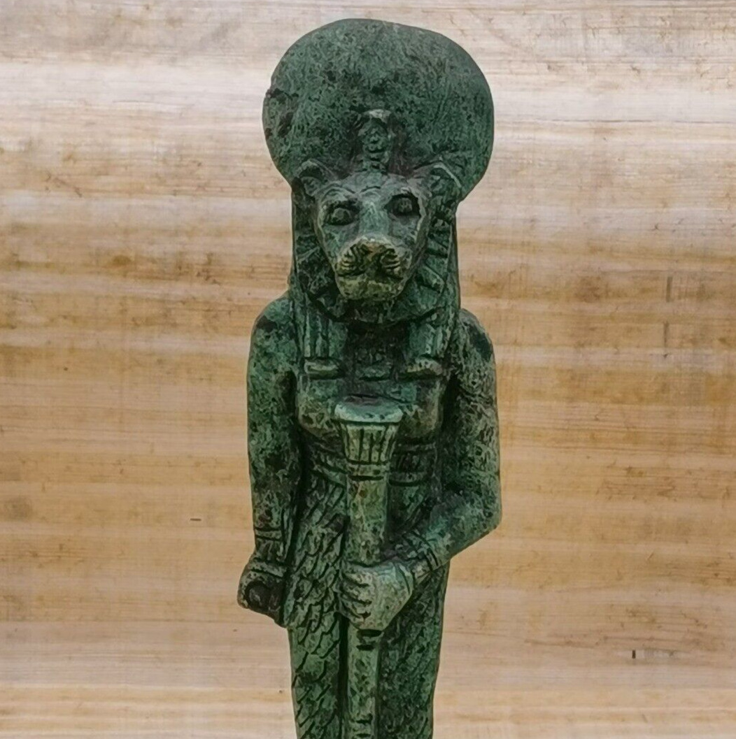 Unique Ancient Egyptian Antiques SEKHMET STATUE Goddess Of War Pharaonic Rare BC