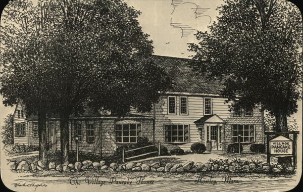 1976 Rowley,MA The Village Pancake House Essex County Massachusetts Okt/Colson