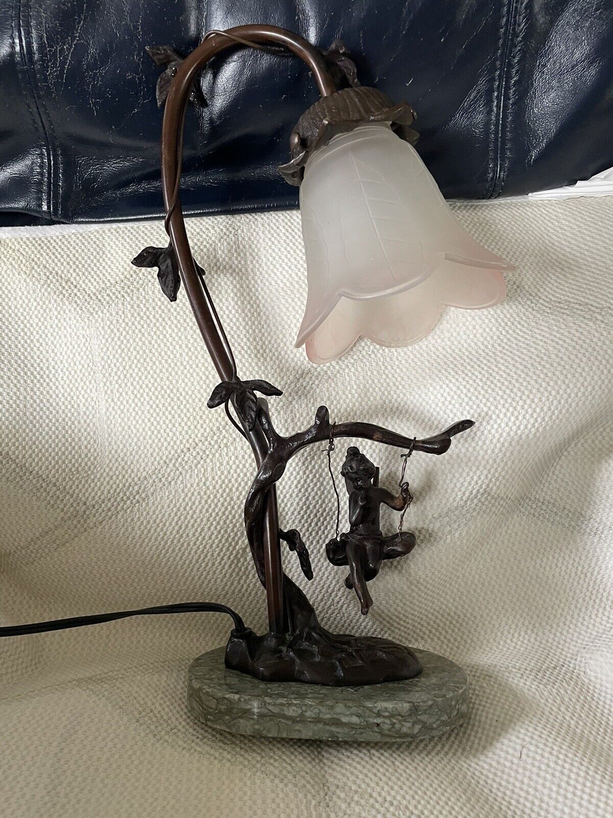 Beautiful bronze lamp antique