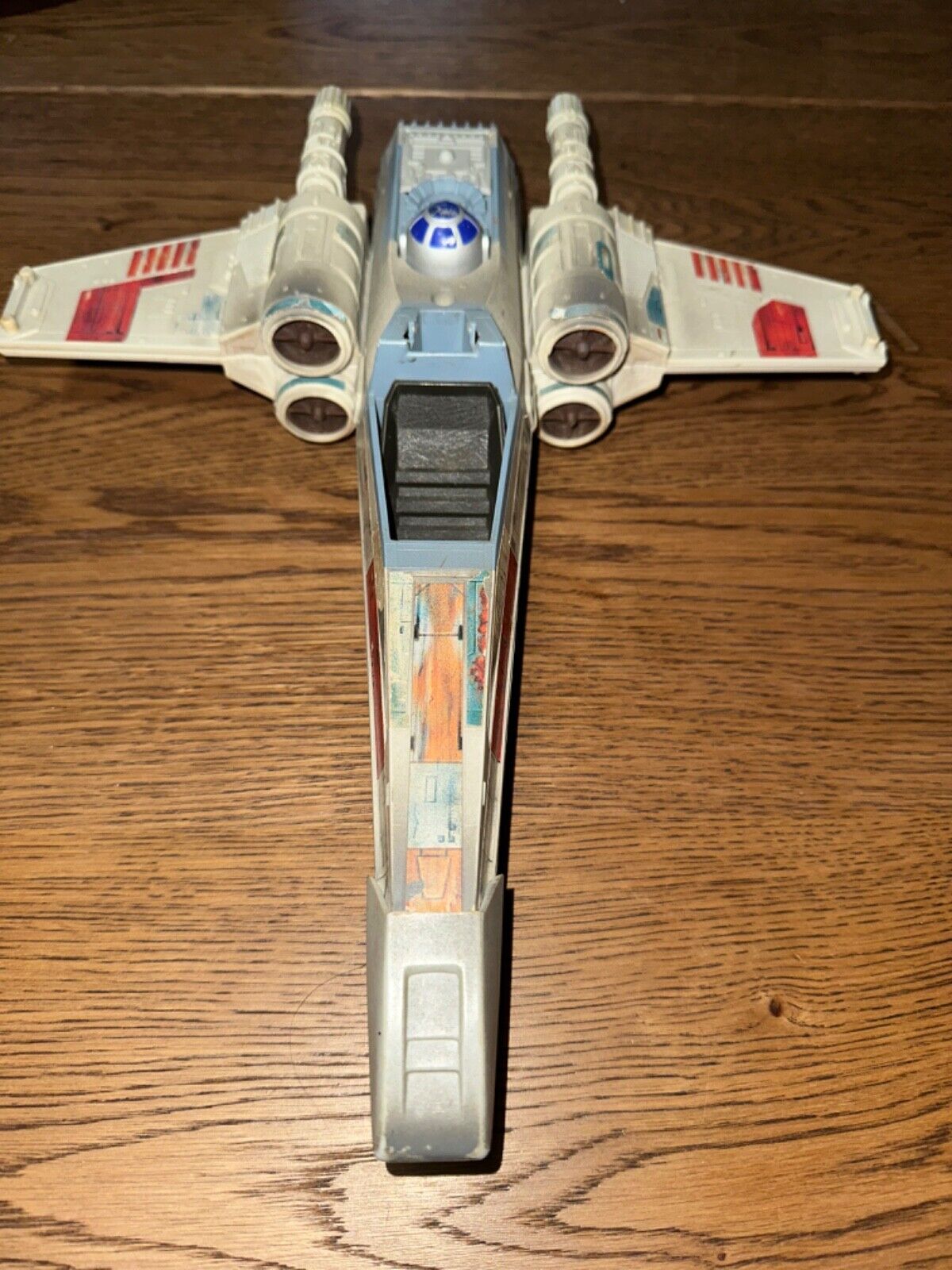 1995 Star Wars Lucas film X- wing fighter ship Tonka Clean No Spund See Pics