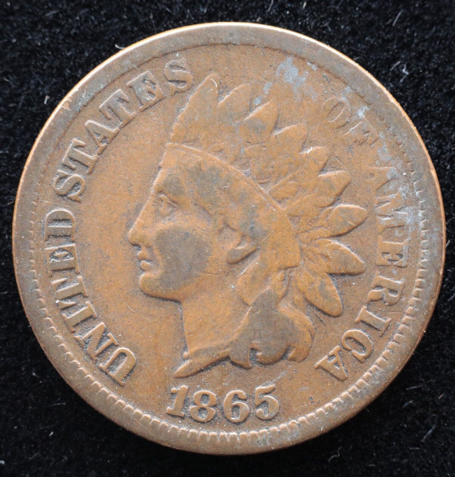 KAPPYSCOINS G8449   1864 BZ G / VG CIVIL WAR USED AND DATED  INDIAN HEAD CENT