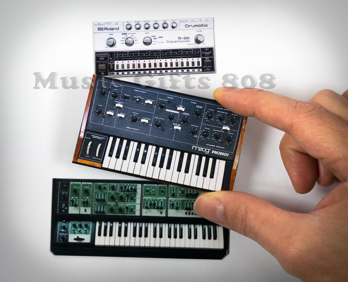 Moog Prodigy, Roland SH-7, Roland TR-606 2D MAGNET SET vintage synthesizer