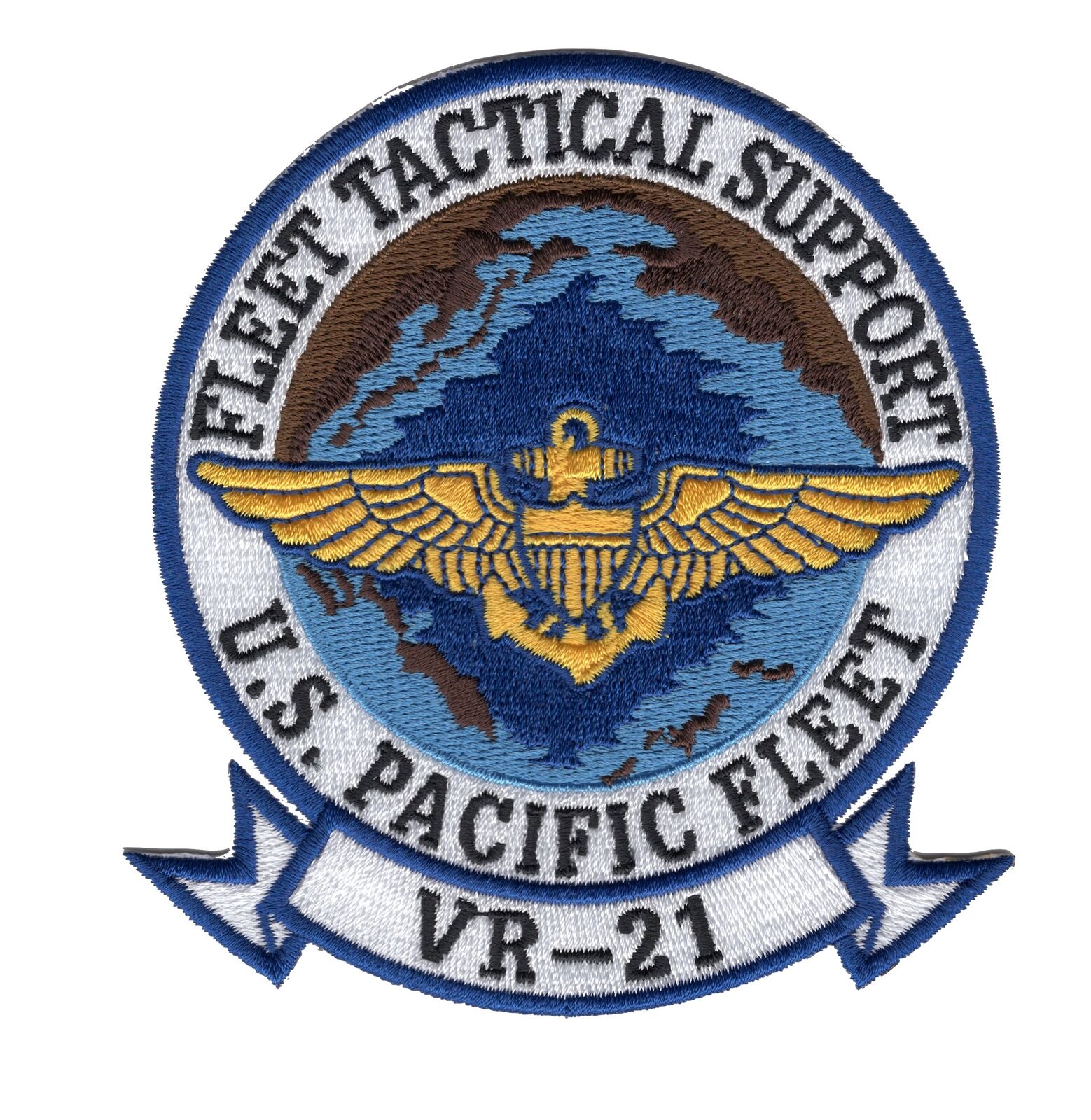 VR-21 Fleet Tactical Support Air Transport Squadron Patch - Pacific Fleet