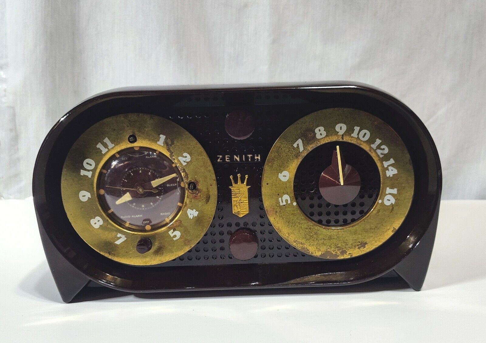 Vintage Zenith (Owl) AM  Vacuum Tube Radio  Model No. G516 Tested Works
