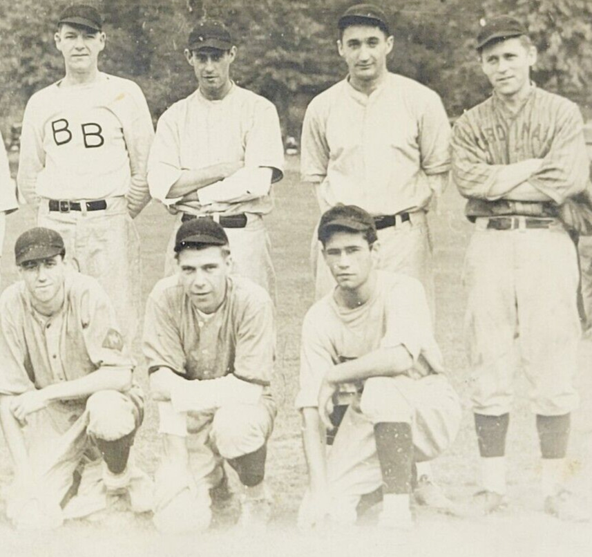 Rare c1941 Early Bridgeport Bees Baseball Team Photo Connecticut New Haven