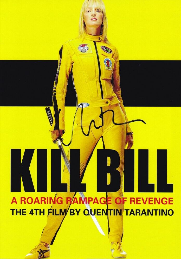 Uma Thurman Signed Autograph Kill Bill Vol.1 8x12 Photo w/COA