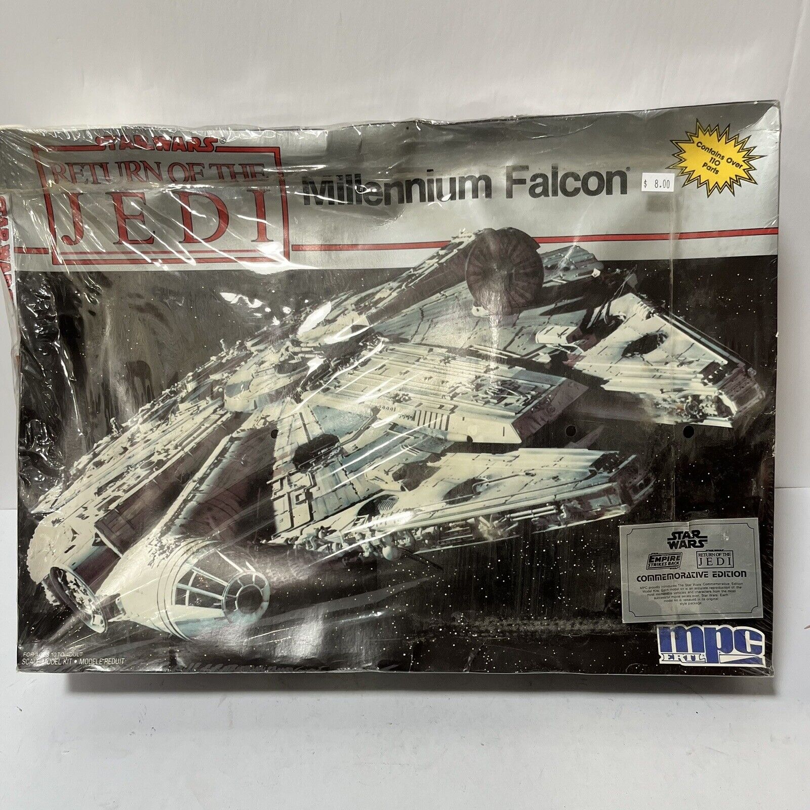 Vintage MPC Return Of The Jedi Millennium Falcon 8917 Scale Model Kit 1989 NIB