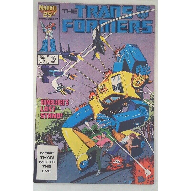 Transformers (1984 series) #16 in Near Mint minus condition. Marvel comics [w;