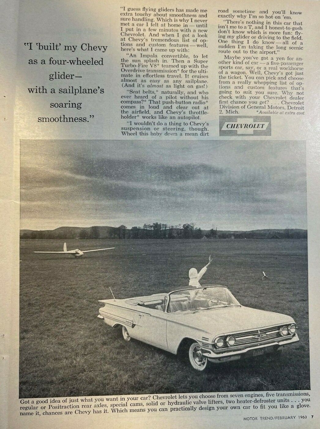 1960 Advertisement Chevrolet