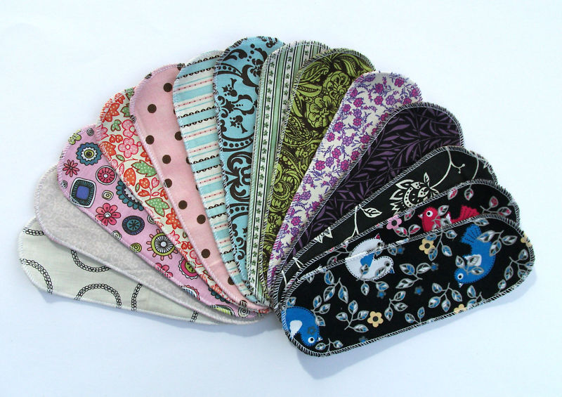 Reusable Cloth Menstrual Pad Panty Liner Mystery Pack10
